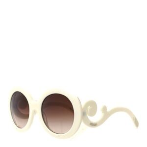 Prada SPR27N Minimal Baroque Eyewear - Ivory